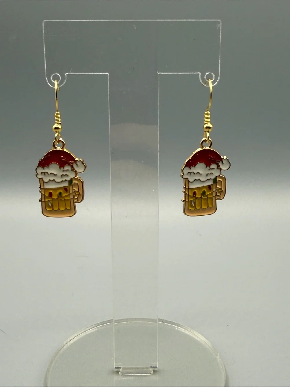 Christmas in July Earrings - Handmade #E0550C